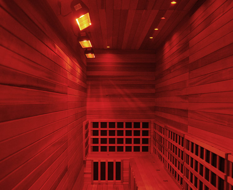 Clearlight Red Sauna